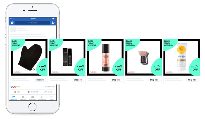 Holidays season blog - FB DPA Black friday