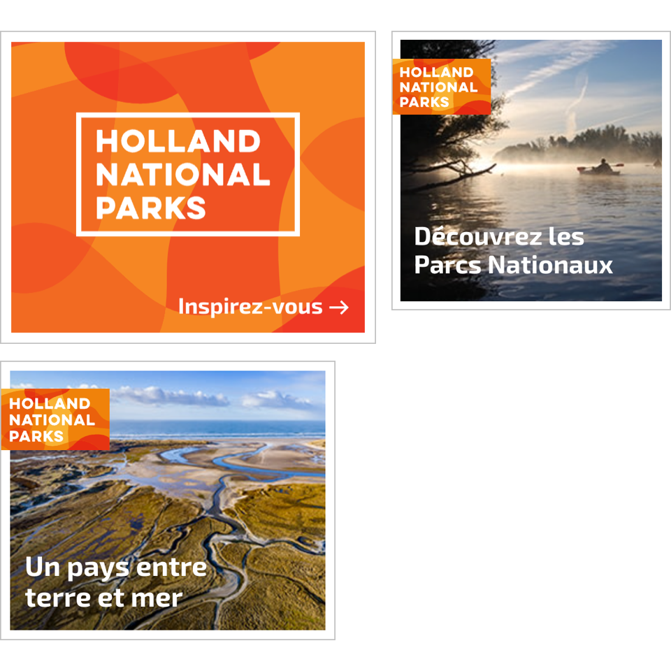 Bannerwise Dynamic Display ad example Holland National Parks